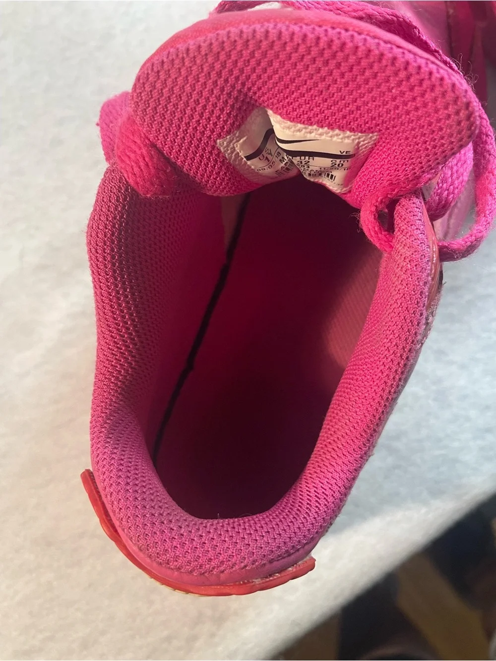 Nike Air Kids' Sneakers in Bright Pink Youth Size 1Y